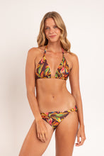 Load image into Gallery viewer, Model Front: Rio De Sol Top Top Fiore Mel
