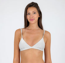 Load image into Gallery viewer, Model Front: Rio De Sol Top Top Shimmer-White Tri-Fixo