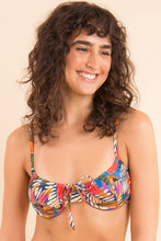 Load image into Gallery viewer, Gallery: Rio De Sol Top Top Jungle Balconet-Tie