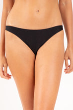 Load image into Gallery viewer, Gallery: Rio De Sol Bottom Bottom Shimmer-Black Leblon