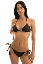 Load image into Gallery viewer, Model Front: Rio De Sol Top Top Meteorite Frufru