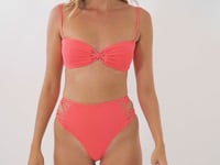 Load and play video in Gallery viewer, Video: Rio De Sol Bottom Bottom Malibu-Folia Highwaist-Spin-Iris
