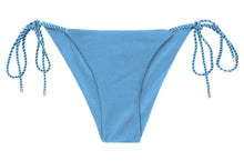 Load image into Gallery viewer, Product Front: Rio De Sol Bottom Bottom Shimmer-Baltic-Sea Cheeky-Rope