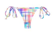 Load image into Gallery viewer, Product Front: Rio De Sol Bottom Calcinha Plaid Micro
