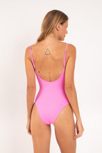 Load image into Gallery viewer, Model Back: Rio De Sol One-Piece Crespinho-Rosa Hype