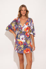 Load image into Gallery viewer, Gallery: Rio De Sol Mini Dress Garden-Flower Mini Dress