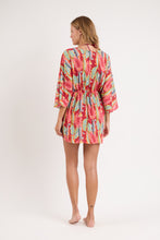 Load image into Gallery viewer, Model Back: Rio De Sol Kaftans / Cover Ups Sea-Bloom Kaftan Bel