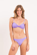 Load image into Gallery viewer, Model Front: Rio De Sol Top Top Bora-Lavanda Bandeau-Joy