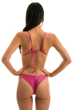 Load image into Gallery viewer, Model Back: Rio De Sol Top Top Cloque Lichia Cheeky