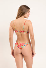 Load image into Gallery viewer, Model Back: Rio De Sol Top Top Sea-Bloom Bandeau-Joy