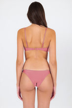 Load image into Gallery viewer, Model Back: Rio De Sol Top Top Shimmer-Confetti Bandeau-Knot