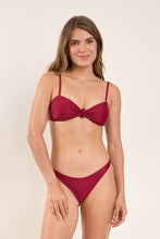 Load image into Gallery viewer, Image 07: Rio De Sol Top Top Touch-Carmim Bandeau-Joy