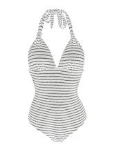 Load image into Gallery viewer, Product Front: Rio De Sol One-Piece Linea-White Mel-Op
