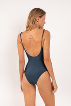 Load image into Gallery viewer, Model Back: Rio De Sol One-Piece Shimmer-Shark Hype-Noa

