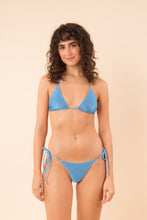 Load image into Gallery viewer, Model Front: Rio De Sol Top Top Shimmer-Baltic-Sea Tri-Inv
