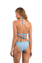 Load image into Gallery viewer, Model Back: Rio De Sol Top Top Dots-Sky Kate
