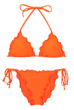 Load image into Gallery viewer, Product Front: Rio De Sol Set Set Dots-Orange Frufru-Comfy
