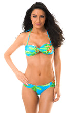 Load image into Gallery viewer, Image 05: Rio De Sol Bottom Calcinha Aloha Bandeau Franzida
