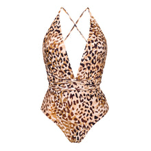 Load image into Gallery viewer, Product Front: Rio De Sol One-Piece Leopard New Vegas
