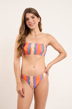Load image into Gallery viewer, Model Front: Rio De Sol Top Top Stripes Bandeau-Reto
