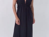 Load and play video in Gallery viewer, Black Long Dress Soleil
