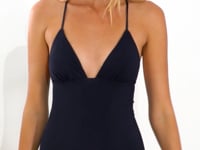 Load and play video in Gallery viewer, Video: Rio De Sol One-Piece Malibu-Black Alani-Op
