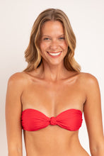 Load image into Gallery viewer, Top Microfibra-Chic-Red Bandeau-Joy
