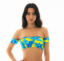 Load image into Gallery viewer, Top Palmeira Azul Off Shoulder
