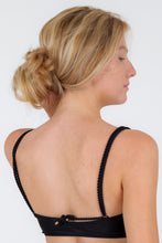 Load image into Gallery viewer, Top Shimmer-Black Bandeau-Reto
