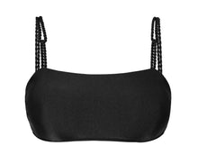 Load image into Gallery viewer, Top Shimmer-Black Bandeau-Reto
