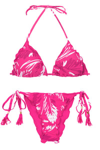 Set Pink-Palms Frufru