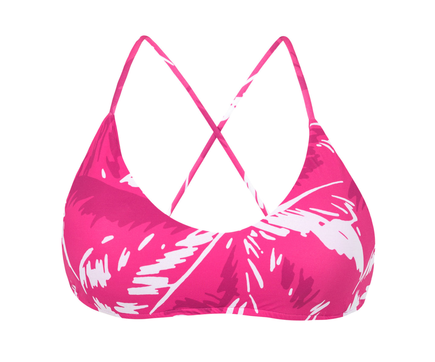 Top Pink-Palms Bralette